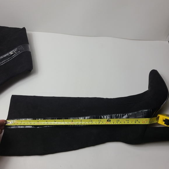 NEW 14TH & UNION jacki heeled textile boots - Picture 6 of 8